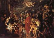 Peter Paul Rubens The Adoration of the Magi 1608 and 1628-1629 painting